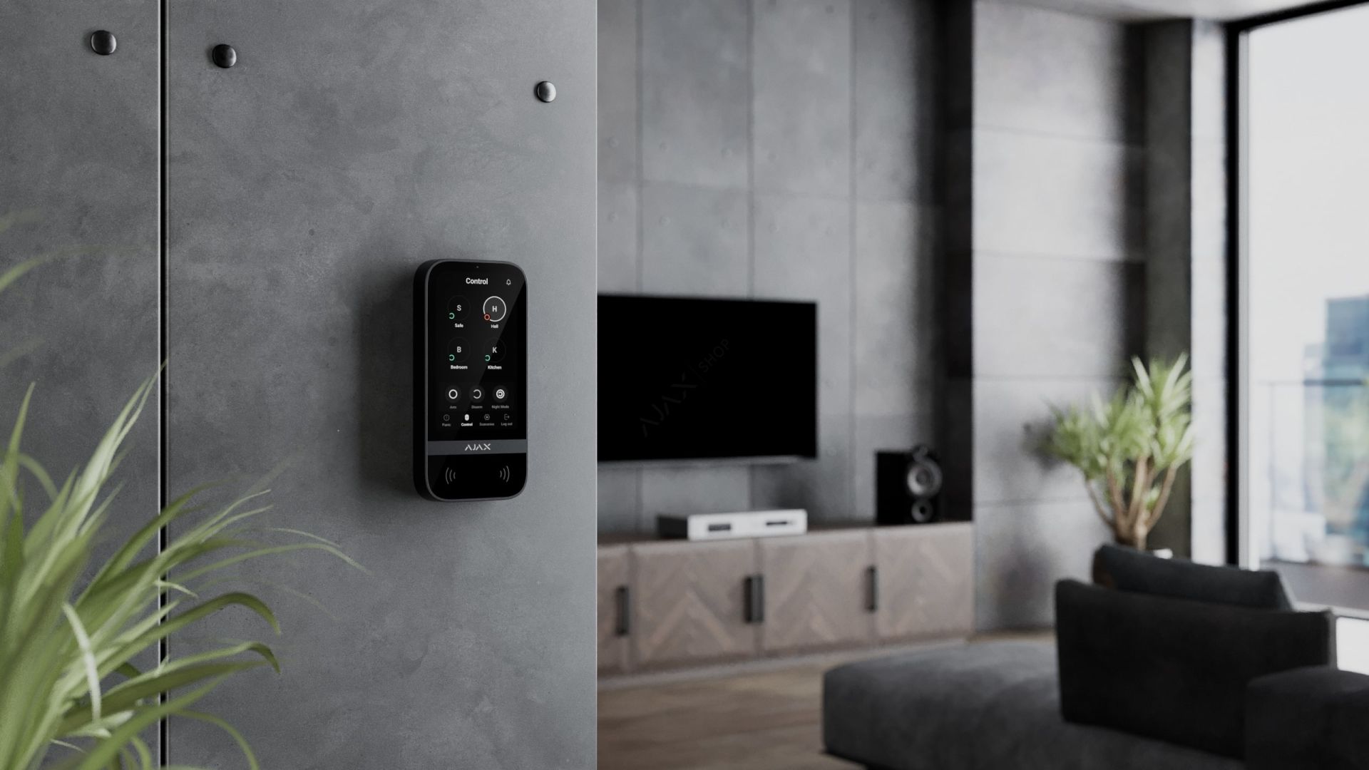 AJAX KeyPad TouchScreen Dokunmatik Ekranlı Tuş Takımı