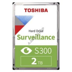 TOSHIBA HDWT720UZSVA 2TB 5400RPM 128MB Sata3 S300 7/24 Güvenlik Diski