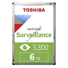 TOSHIBA HDWT860UZSVA 6TB 5400RPM 256MB Sata3 S300 7/24 Güvenlik Diski