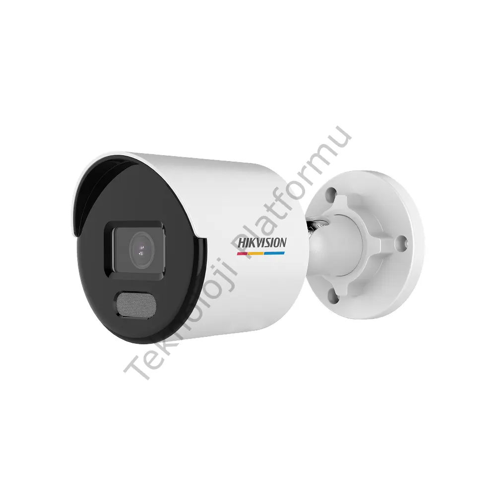 Hikvision DS-2CD1027G2H-LIUF 2MP Sabit Lensli 30m IR Aydınlatma Dahili Mikrofonlu PoE IP67 IP Bullet Kamera (ColorVu)