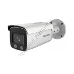 Hikvision DS-2CD2047G2-L 4MP Sabit Lensli 40m IR Aydınlatma PoE IP67 IP Bullet Kamera (ColorVu)