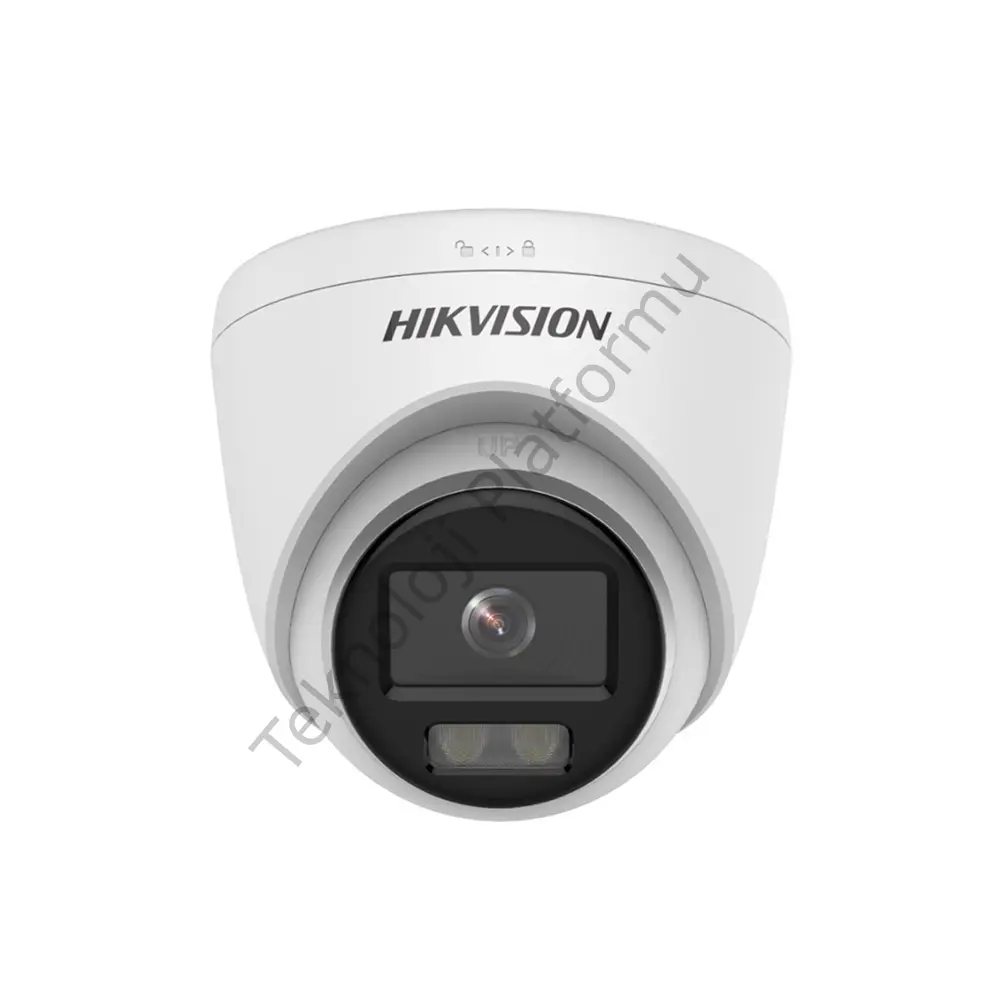Hikvision DS-2CD1327G2-LIUF Hikvision 2MP Sabit Lensli 30m IR Aydınlatma Dahili Mikrofonlu PoE IP67 IP Dome Kamera (ColorVu)