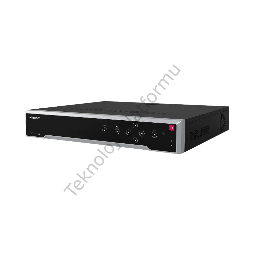 Hikvision DS-8664NXI-I8/S Hikvision 64 Kanal 8 Sata Girişli 2xHdmı ve 2xVga Çıkışlı Metal Kasa NVR Kayıt Cihazı (PoE'siz, 2xRJ-45, 1xE-Sata ve Raid)