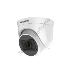 Hikvision DS-2CE76D0T-EXIPF 2MP Sabit Lensli 20m IR Aydınlatma Analog HD Dome Kamera (İç Ortam Kullanım)