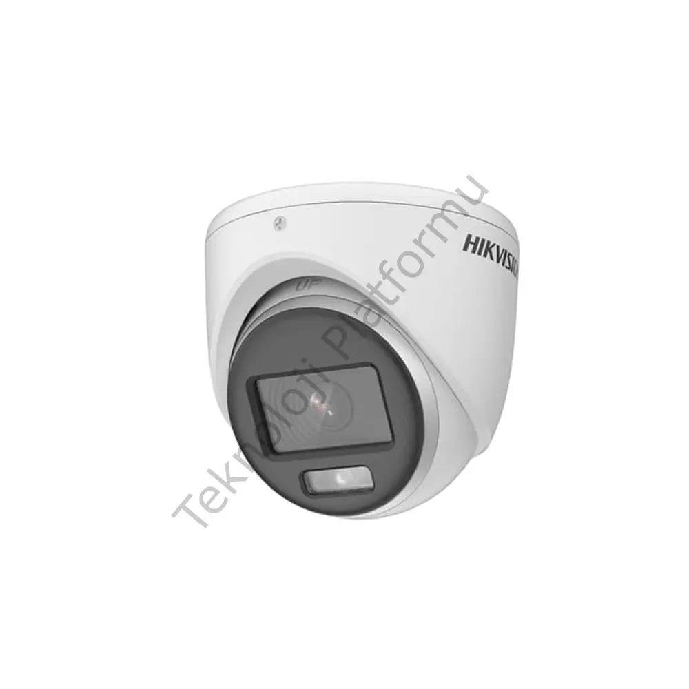 DS-2CE70DF0T-PF 2MP Sabit Lensli 20m IR Aydınlatma Analog HD Dome Kamera (İç Ortam Kullanım - ColorVu)