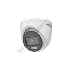 DS-2CE70DF0T-PF 2MP Sabit Lensli 20m IR Aydınlatma Analog HD Dome Kamera (İç Ortam Kullanım - ColorVu)