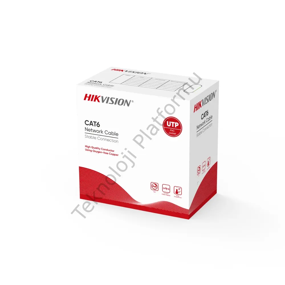 Hikvision DS-1LN6U-G Hikvision 305 Metre CAT6 23AWG UTP Data Kablosu