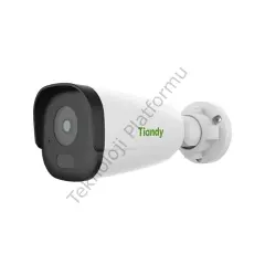 Tiandy TC-C32GS I5/E/Y/C/SD/4mm/V4.2 Tiandy 2MP 4mm Sabit Lensli 50m IR Aydınlatma Dahili Mikrofonlu PoE IP67 IP Bullet Kamera (Starlight)